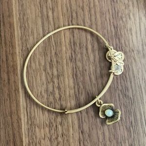 Oyster Pearl Alex and Ani Gold Bracelet